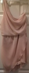 Glamorous @ Triple S Nude Chiffon Dress  