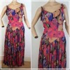 genuine vintage 40's inspired maxi dress-stylish-m 