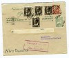 SPAIN 1937 cover stamped to Italy 