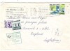 GB 1980 Postage Dues plus 16p to pay plus tax mark on cover from Spain 