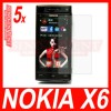 5X Ultraclear Screen Protector for Nokia X6 