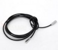 3Black Leather Lariat Bracelet Fit European Charm 100cm 