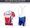 MEN'S CYCLING JERSEY+BIB SHORTS 2011 KATUSHA 