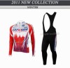 Invierno Maillot+Pantalones Con Tirantes 2011 KATUSHA 