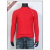 [GAONNURI] Decorative shoulder buttons, round-neck knit.[US Size 