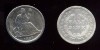 USA 1/2 Dime Plata 1837 Seated Liberty.....#60 (RARA) 