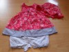 Baby Girls Stunning MATALAN Dress & Hat Set 12-18m 