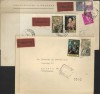 Spain stamps & Urgent labels on 3 inland & local Spanish Express covers 1973-74 