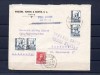 SPAIN , 1938 , CIVIL WAR ,  cover to GERMANY, HAMBURG WOERMAN LINIE , CENSOR !  