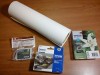 Epson cartuchos de tinta originales+rollo papel lienzo para Stylus Photo R2400 