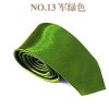 Lihua Dark Green Stylish Premium Luxury Quality Slim Tie Narrow Necktie 5cm C28 