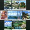 Japan Stamps Used Travel Scenes No.8 SETO inland See No.1 (Fulｌ Set) 