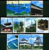 Japan Stamps Used Travel Scenes No.9 SETO inland See No.2 (Fulｌ Set) 