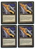 ** MTG 4X BLACK VISE - TORNILLO SINIESTRO FBB ** 