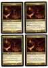 ** MTG 4X HELLKITE OVERLORD - ENGENDRO SUPREMO ** 