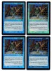 ** MTG 4X FOIL ACCUMULATED KNOWLEDGE - CONOCIMIENTO ACUMULADO ** 