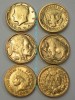 Kennedy, Buffalo, Indian Head   New HGE Gold Mini Coins 