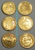 St Gaudens, Maximiliano, Krugerrand HGE Gold Mini Coins 