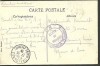 France old fieldpost postcard 1915 Hopital cancellation 