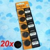 20 Coin Cell Button Battery Batteries Lithium CR2032 3V 