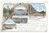 2 pioneer postcards / covers from Spain w stamps & cancels 1899 to Switzerland   