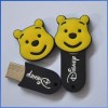 8GB Yellow Black Bear USB2.0 Flash Memory Stick Pen 