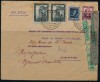 SPAIN 1938 , TESSA DE MAR MILITARY CENSORED COVER TO FRANCE W/ NICE FRANKING#Z92 