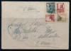 SPAIN 1939 ,  MILITARY CENSORED COVER TO PARIS W/ NICE FRANKING#Z98 