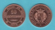 España / Andorra  10 Centimos 1.873  Bronce    SC  REPLICA 