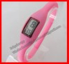 A New Rubber negative Ion Bracelet Sport Wrist Watch 