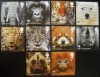 GB 2011 World Wildlife Fund Used Off Paper Set 