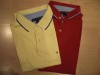 Tommy Hilfiiger Polo - Shirt, kurzarm, zwei Stück, XL in rot und gelb 