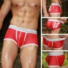 Superbody Red Mesh Men's Sexy Boxer Briefs Underwear Size XL 