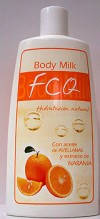 FCQ BODY MILK NARANJA 300 ML PIEL SUAVE Y TERSA NUEVO 