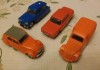 LOT NOREV Plastique Citroen 2 cv AMI 6 Renault 10 Minialuxe 1/43