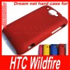 Multi-color Reticulate Anti-slip Hard Rubber Case Cover for HTC Wildfire red 