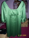 size 8 womens FESTIVE green satin ASOS dress 