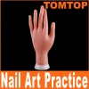 Nail Art Practice Soft Plastic Flectional Model Hand 