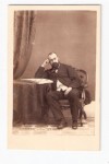 (b)* CDV: feiner HERR, Fauteuil, Fotoalbum, A. Truan Gijon, Spanien, 1860er 