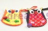 Cute 2pcs owl design handbag/purse/M​obile Phone Bag#54 