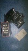 kodak eastman pocket bellow folding camera made in  USA with original box case 