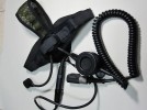 Special forces/Navy seal TASC Davies headset w/ TCI tactical ptt real deal! 