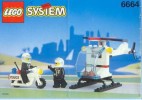 LEGO 6664 - PATRULLA POLICIA MOTO Y HELICOPTERO - INCLUYE 2 MINIFIGURAS 