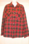 VINTAGE PENDLETON SHIRT sz M RED PLAID MENS  