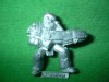   WARHAMMER40K CHAOS NURGLE PLAGUE MARINE WITH PLASMAGUN MISSING SPIKE ON HELMET 