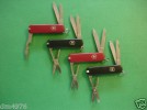 NTSA LOT OF 4 SWISS ARMY VICTORINOX POCKET KNIVES COMPLETE 