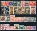 SPAIN - 31 USED AND MINT HINGED STAMPS - ALL DIFFERENT 