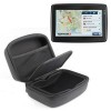 Black Hard 5 Inch EVA Zip Carry Case For TomTom Models Inc. GO LIVE 825 Europe 