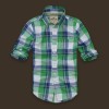 HOLLISTER BY ABERCROMBIE MEN'S SLIM FIT PLAID BUTTON DOWN SHIRT SZ SMALL NWT 