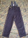 USMC Army Military Surplus Polartec 200 Fleece Bib L2 Overalls Black MEDIUM GI 